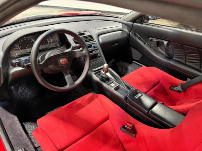 1993 Acura NSX in Formula Red over Black