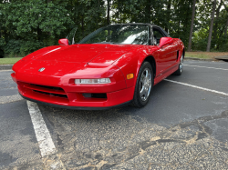 1992 Acura NSX in Formula Red over Black