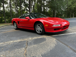 1992 Acura NSX in Formula Red over Black