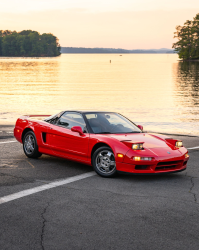 1992 Acura NSX in Formula Red over Black