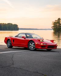 1992 Acura NSX in Formula Red over Black