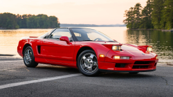 1992 Acura NSX in Formula Red over Black