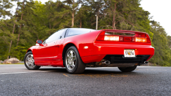 1992 Acura NSX in Formula Red over Black