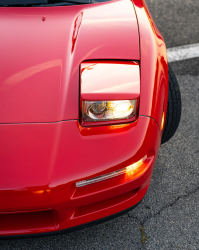 1992 Acura NSX in Formula Red over Black