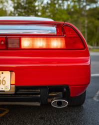 1992 Acura NSX in Formula Red over Black