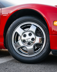 1992 Acura NSX in Formula Red over Black