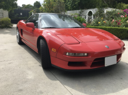 1992 Acura NSX in Formula Red over Black