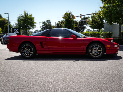 1994 Acura NSX in Formula Red over Black