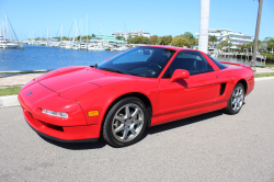 1995 Acura NSX in Formula Red over Black