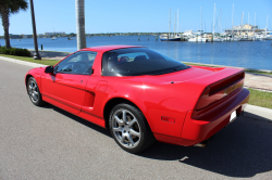 1995 Acura NSX in Formula Red over Black
