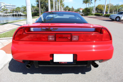 1995 Acura NSX in Formula Red over Black