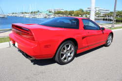 1995 Acura NSX in Formula Red over Black