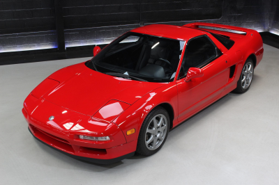 1995 Acura NSX in Formula Red over Black