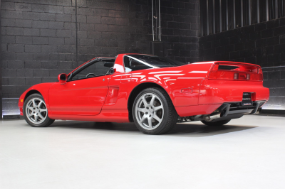 1995 Acura NSX in Formula Red over Black