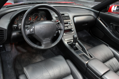 1995 Acura NSX in Formula Red over Black