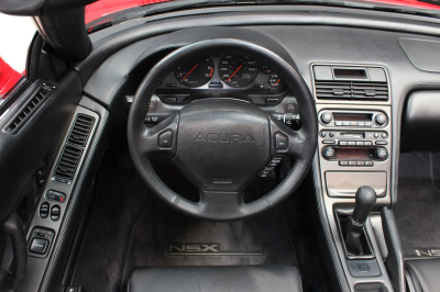 1995 Acura NSX in Formula Red over Black
