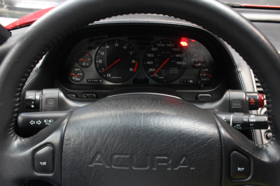 1995 Acura NSX in Formula Red over Black