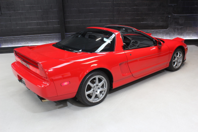 1995 Acura NSX in Formula Red over Black