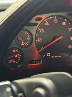 1995 Acura NSX in Formula Red over Black