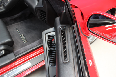 1995 Acura NSX in Formula Red over Black