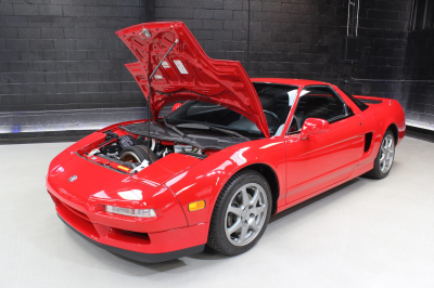 1995 Acura NSX in Formula Red over Black