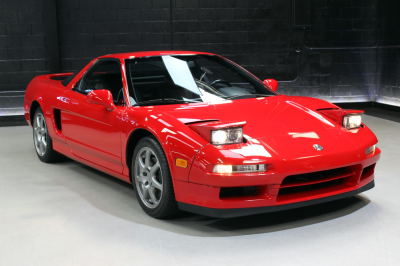 1995 Acura NSX in Formula Red over Black