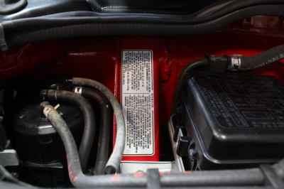 1995 Acura NSX in Formula Red over Black