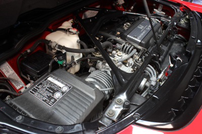 1995 Acura NSX in Formula Red over Black