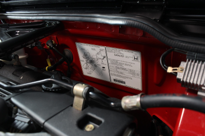 1995 Acura NSX in Formula Red over Black