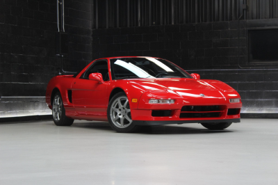 1995 Acura NSX in Formula Red over Black
