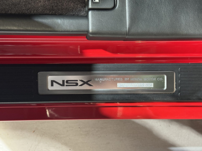 1995 Acura NSX in Formula Red over Black