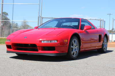 1995 Acura NSX in Formula Red over Black
