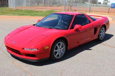 1995 Acura NSX in Formula Red over Black