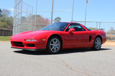 1995 Acura NSX in Formula Red over Black