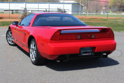 1995 Acura NSX in Formula Red over Black