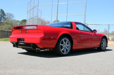 1995 Acura NSX in Formula Red over Black