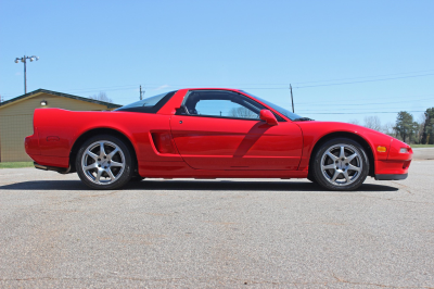 1995 Acura NSX in Formula Red over Black