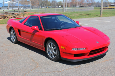 1995 Acura NSX in Formula Red over Black