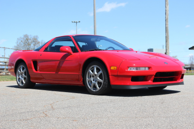 1995 Acura NSX in Formula Red over Black