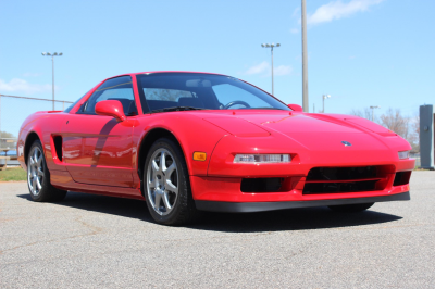 1995 Acura NSX in Formula Red over Black