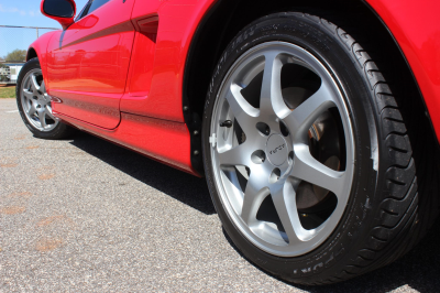 1995 Acura NSX in Formula Red over Black