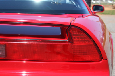 1995 Acura NSX in Formula Red over Black
