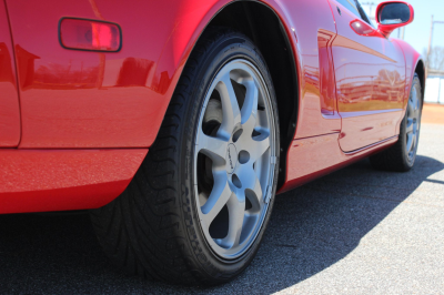 1995 Acura NSX in Formula Red over Black