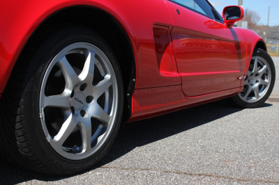 1995 Acura NSX in Formula Red over Black
