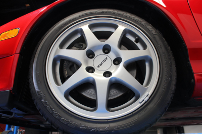 1995 Acura NSX in Formula Red over Black