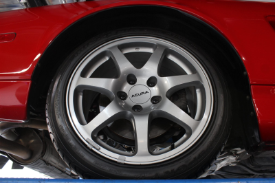 1995 Acura NSX in Formula Red over Black