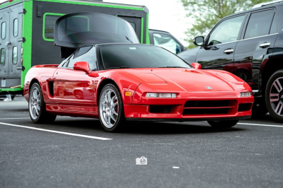 1992 Acura NSX in Formula Red over Black
