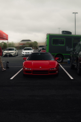 1992 Acura NSX in Formula Red over Black