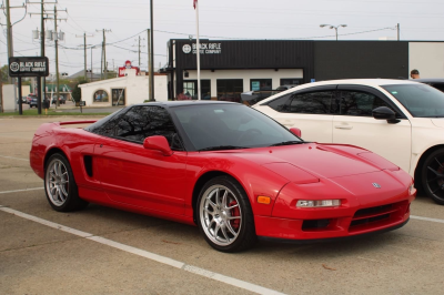 1992 Acura NSX in Formula Red over Black