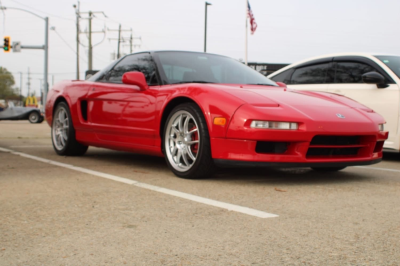 1992 Acura NSX in Formula Red over Black